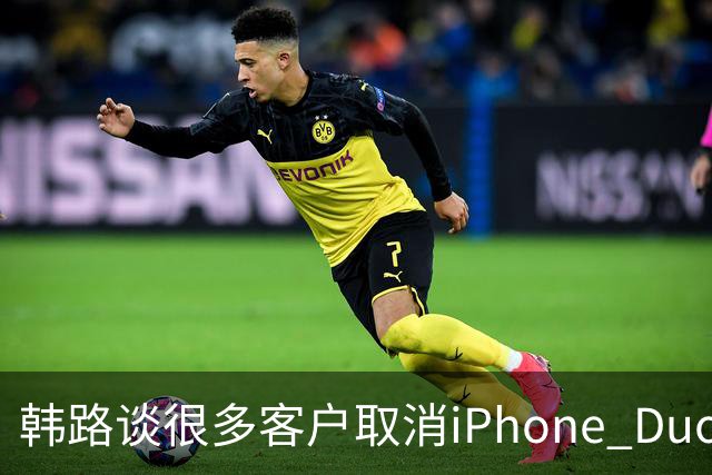 韩路谈很多客户取消iPhone Duo订单：1.6万元起售不便宜 还有内屏亮线等问题