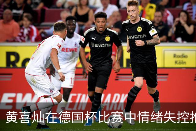 黄喜灿在德国杯比赛中情绪失控推搡第四官员，可能面临处罚